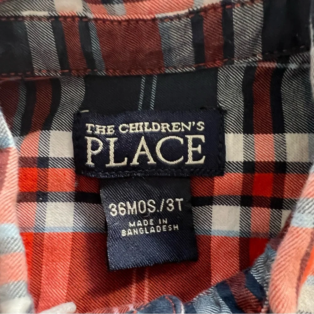 The Children's Place Baby Boys and Toddler Poplin Short Sleeve Button Down Shirt